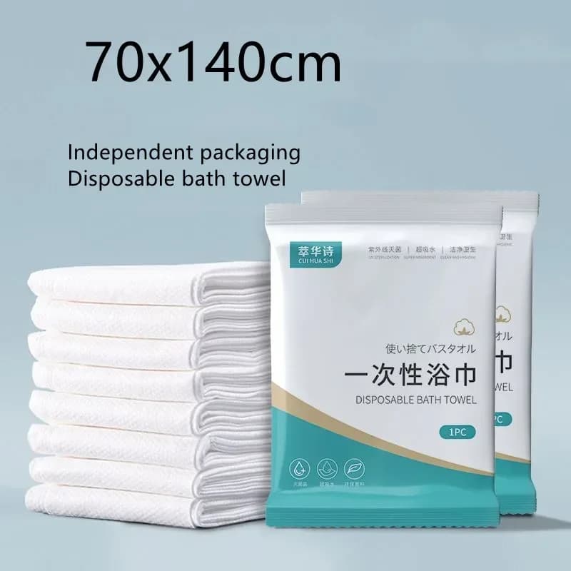 1/3/5 pezzi asciugamano da bagno usa e getta asciugamano compresso addensato asciugamano da viaggio portatile asciugamano da bagno usa e getta per hotel di bellezza