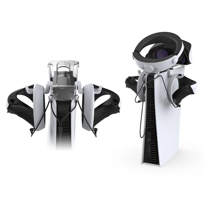 TP5-2523 Cavo di ricarica magnetico USB Type-C 2 in 1 con supporto per Playstation VR2 e due ganci per cuffie