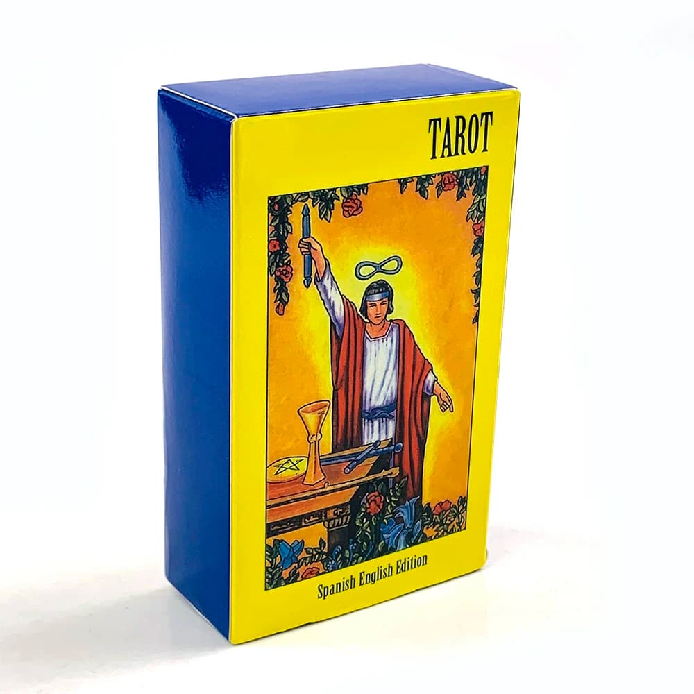 Español Tarot Cards In Spanish Version 78 pcs Card Game Meditation Divination Deck For Beginners With Paper Instruction Manual