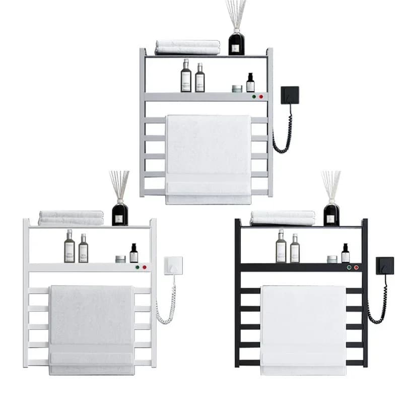 Portasciugamani elettrico di fabbrica Source, portasciugamani da bagno, stendibiancheria con riscaldamento intelligente da bagno, fornitura transfrontaliera