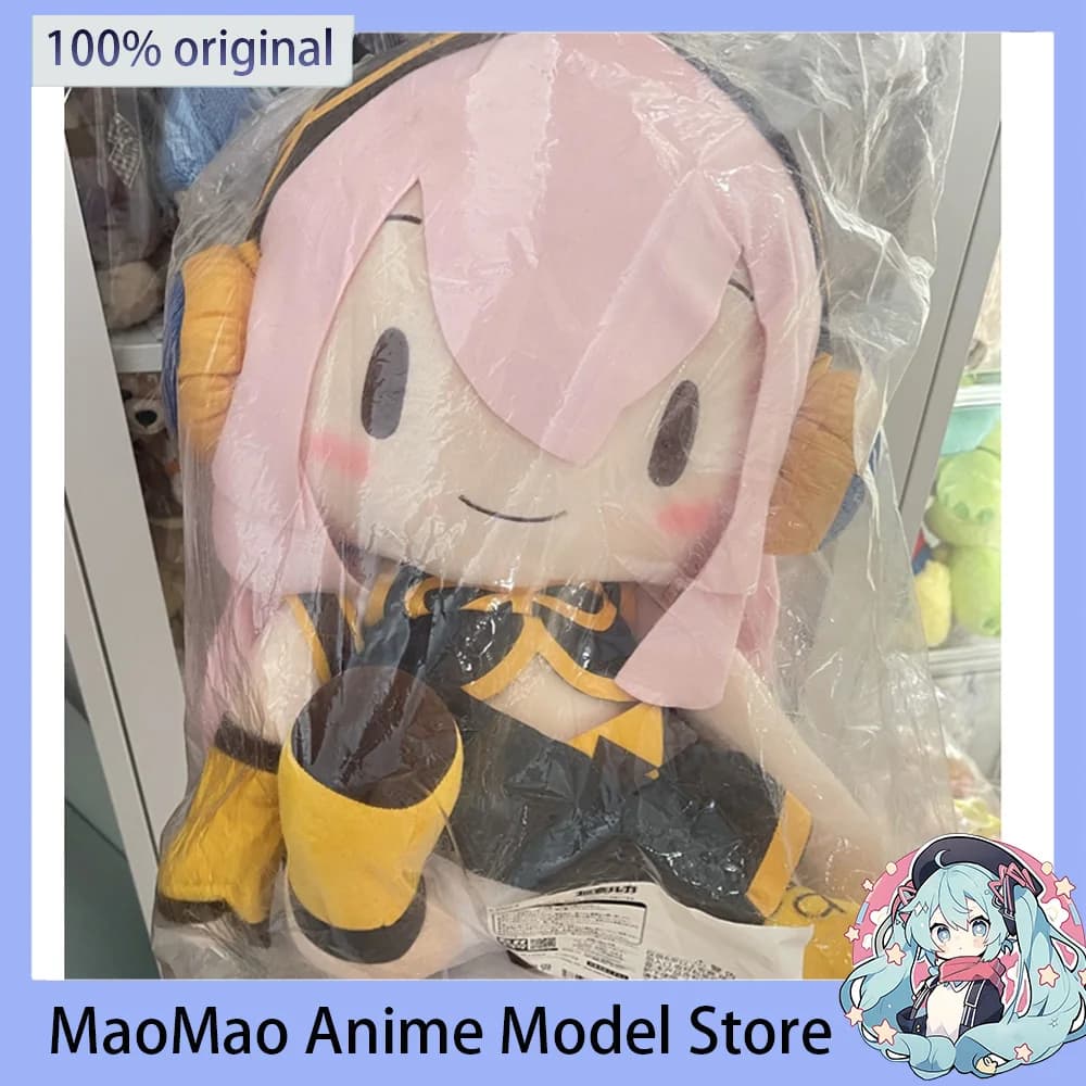 In Stock SEGA Original Hatsune Miku Megurine Luka Fuwa Petit Plush Doll 32Cm kawaii Children Collectible Toys Genuine Gift