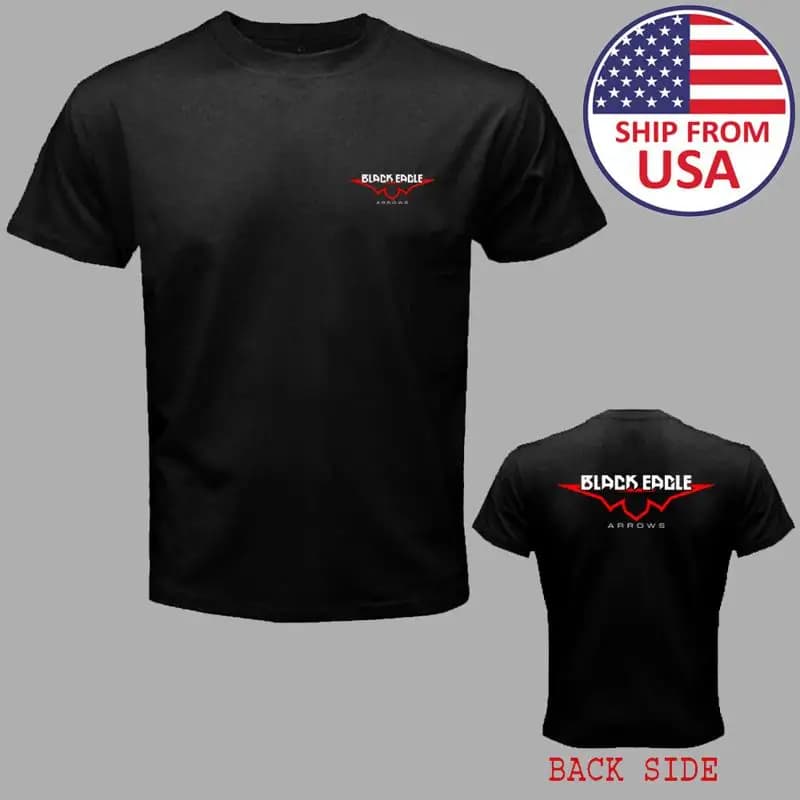 Maglietta da uomo Black Eagle Arrows taglia S 5XL