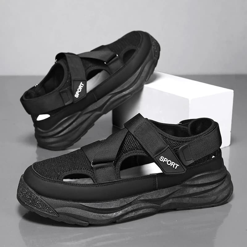 Men's Summer Outdoor Sports Sandals Anti-Slip Wear-Resistant Comfortable Thick Sole Lightweight Hiking Shoes