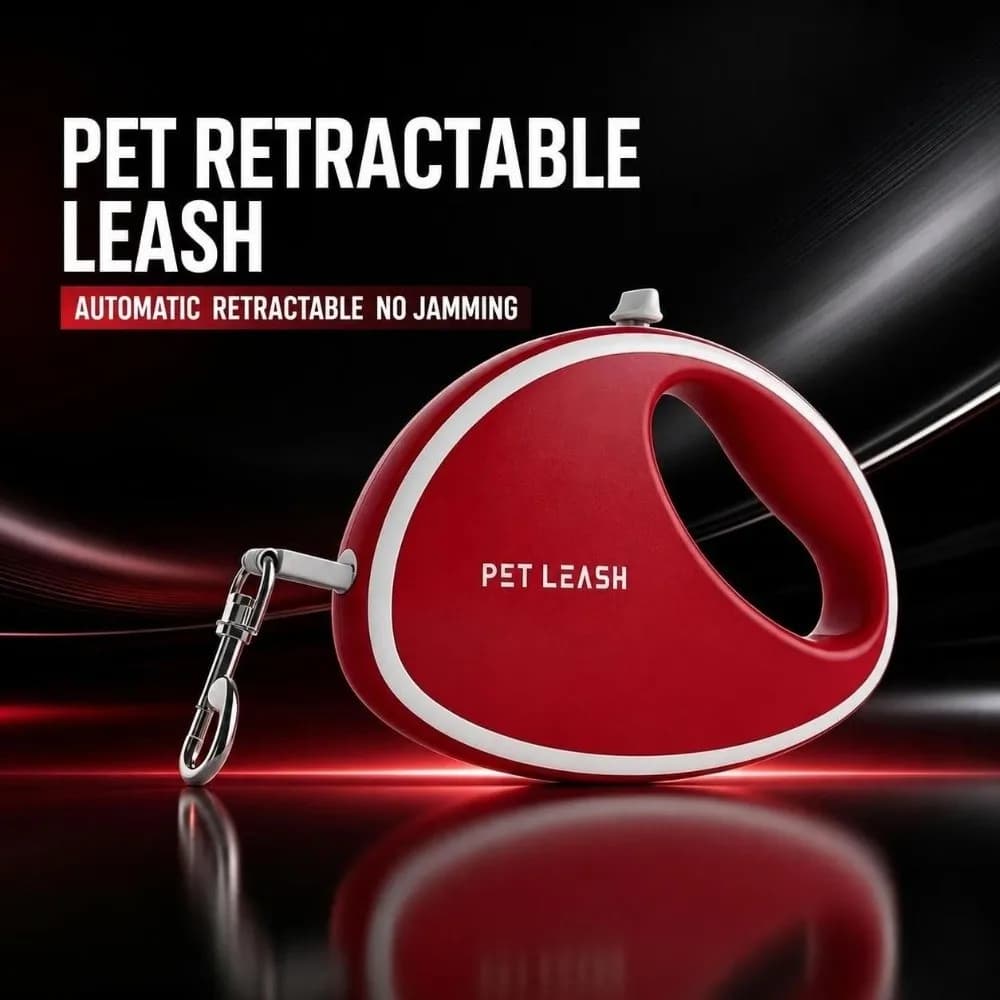 5M Retractable Dog Leash Automatic Reflective Pet Walking Leash Reliable Brake System Sturdy Dog Walking Leash Pet Supplies