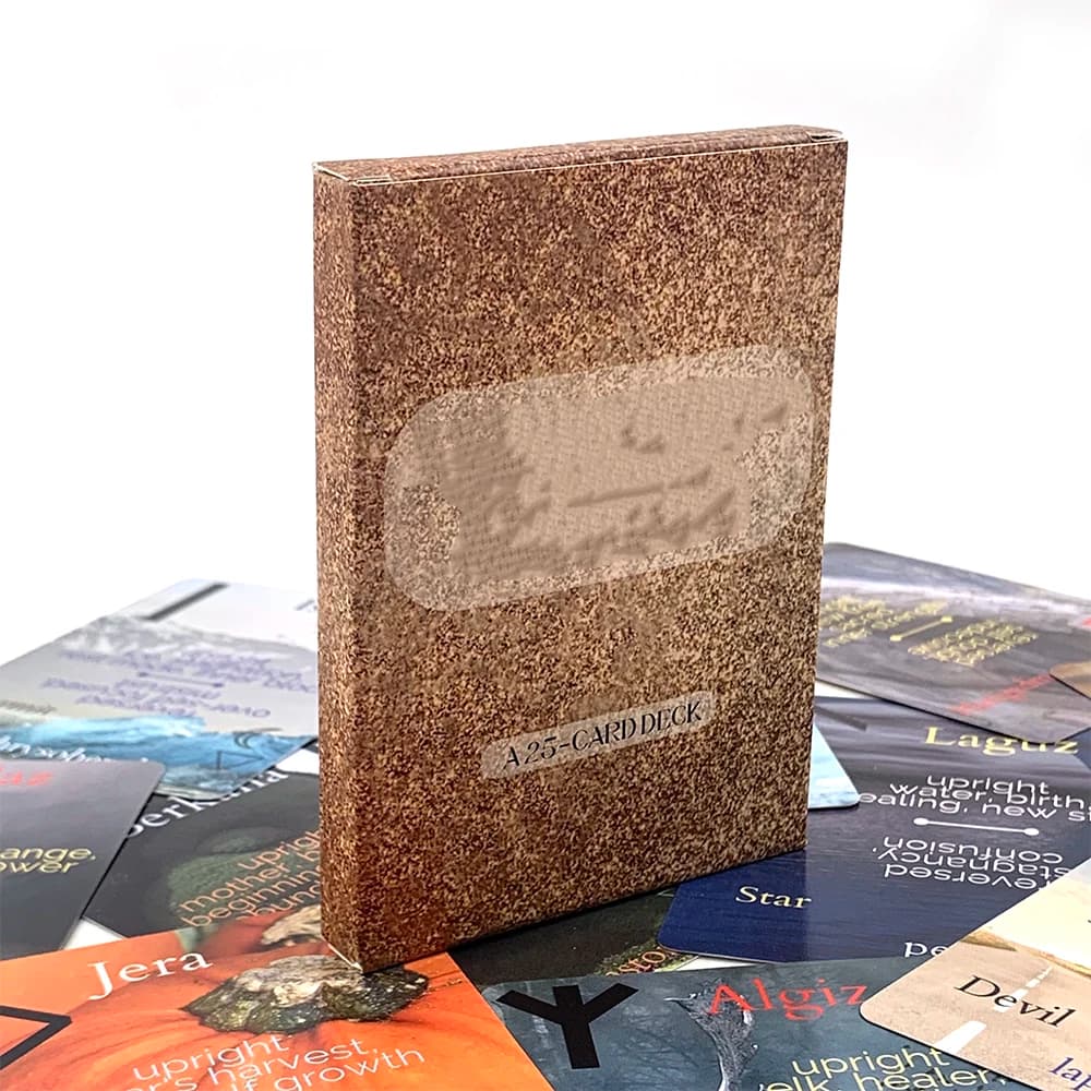 Nuovo mazzo di carte Oracle: 25 squisite carte Oracle per ispirare la tua vita e il tuo destino, perfette per la divinazione e come regalo.