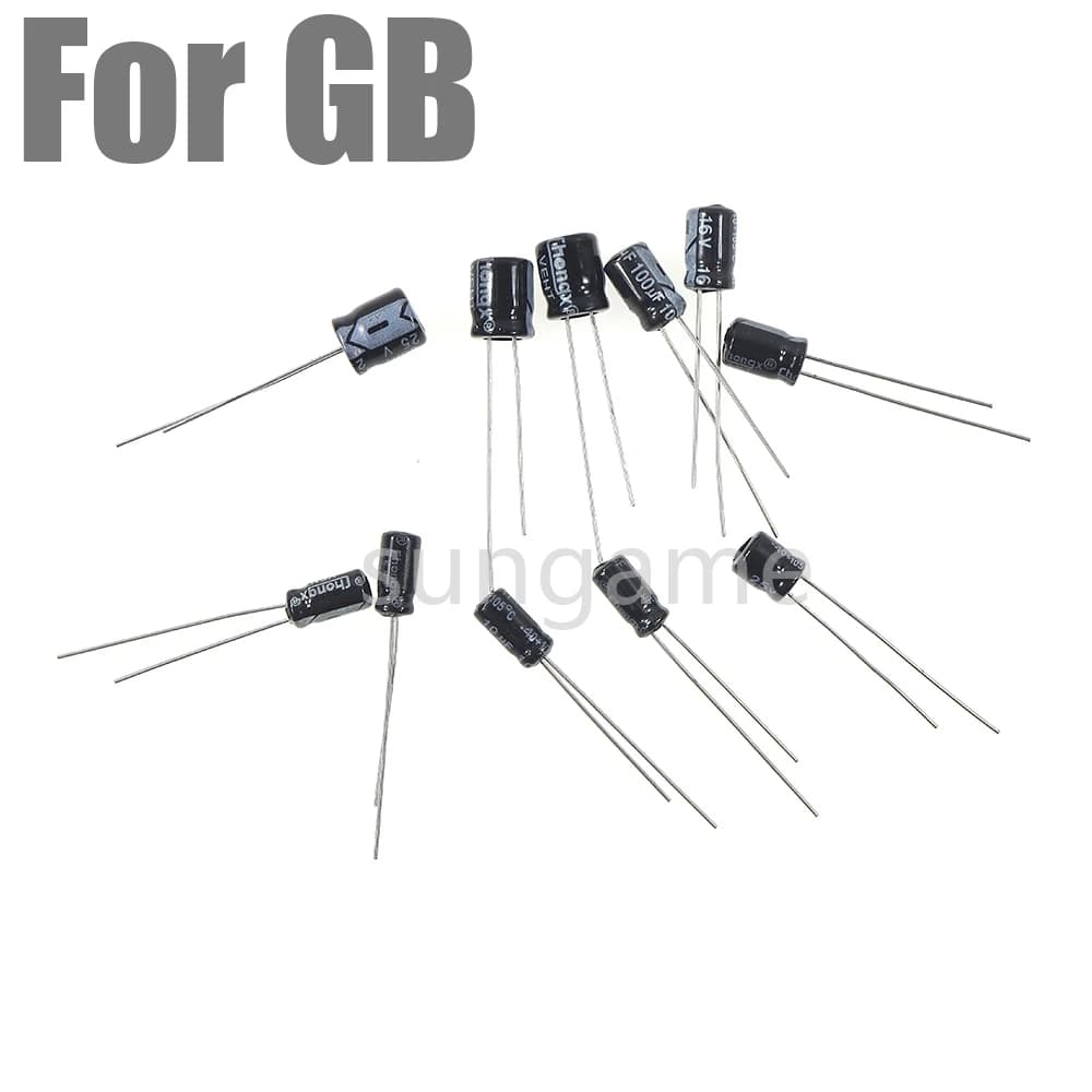 1 set of motherboard capacitors for replacement of Gameboy GB card repair