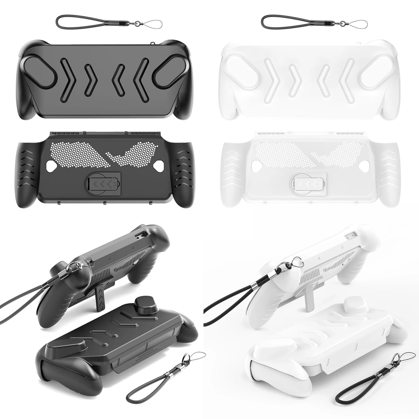 TPU Handheld Protective Case for ROG XBOX Ally/ X with Top Cover & Adjustable Stand Ergonomic Soft Host Shell Gaming Accessories