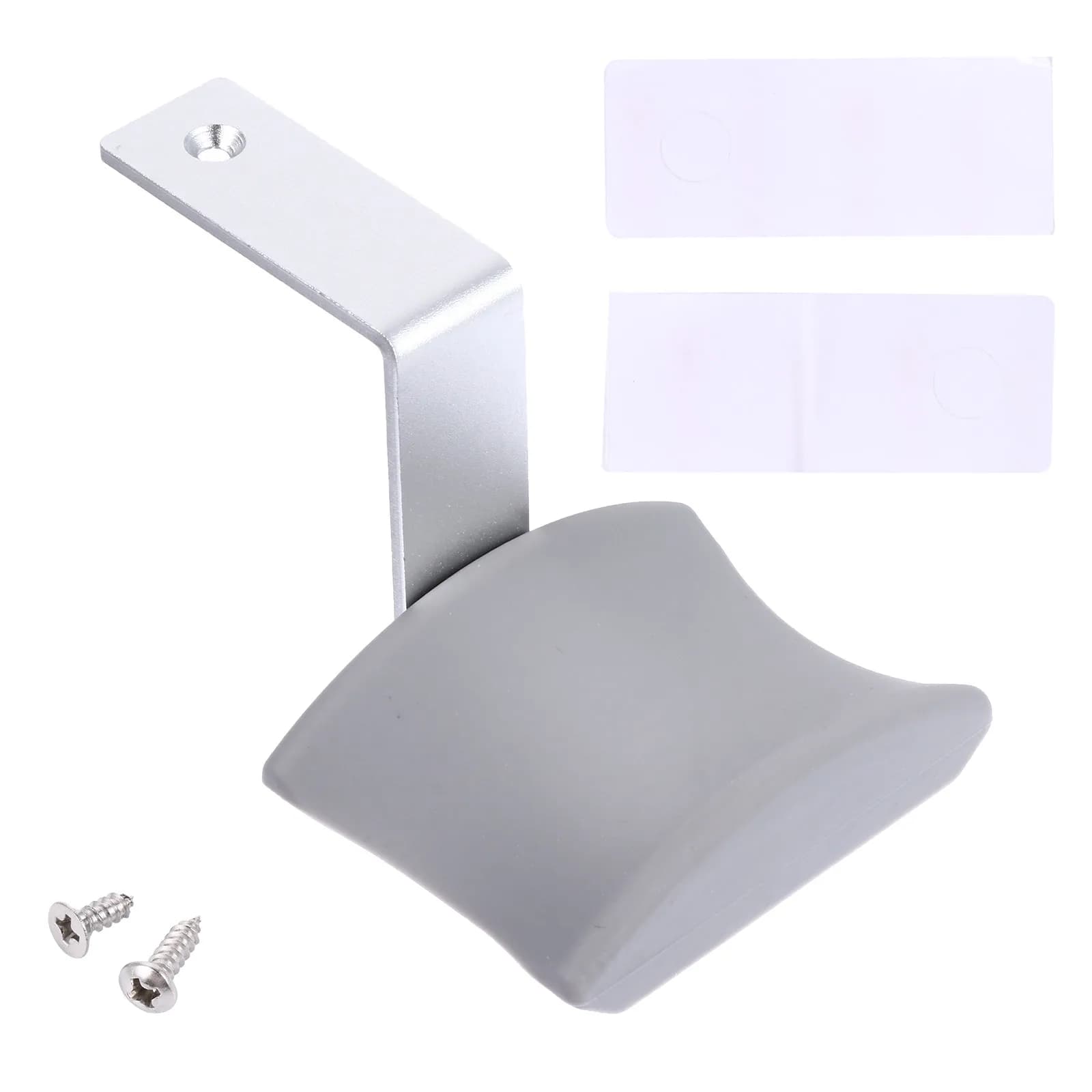 Supporto per cuffie professionale in lega di alluminio con base in silicone, diversi metodi di fissaggio, supporto per cuffie da gaming da scrivania
