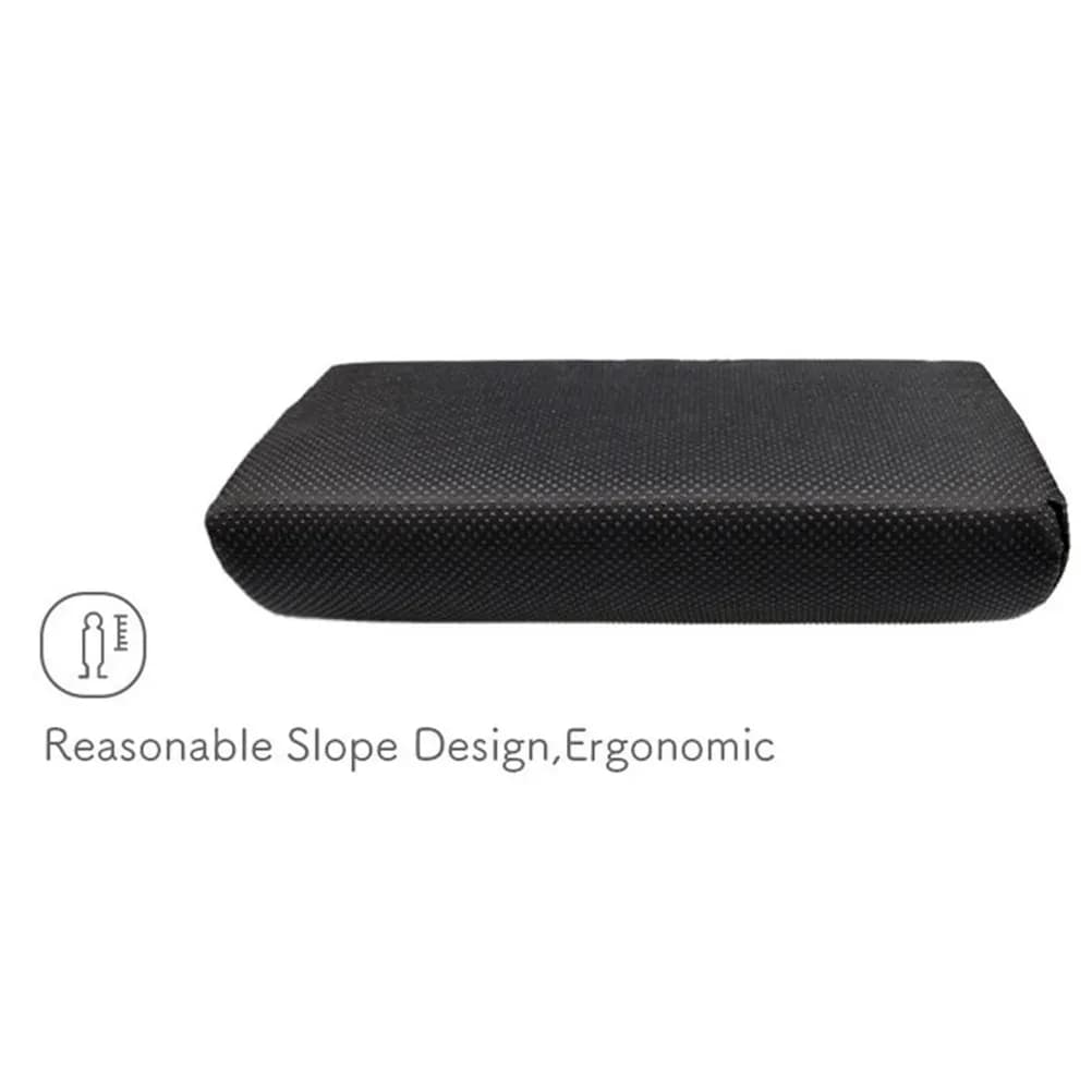 Office Footrest Semi-Cylindrical Pad Portable Semi Circular Leg Pillow Black Ergonomic Foot Massage Clip Mat Comfortable Break