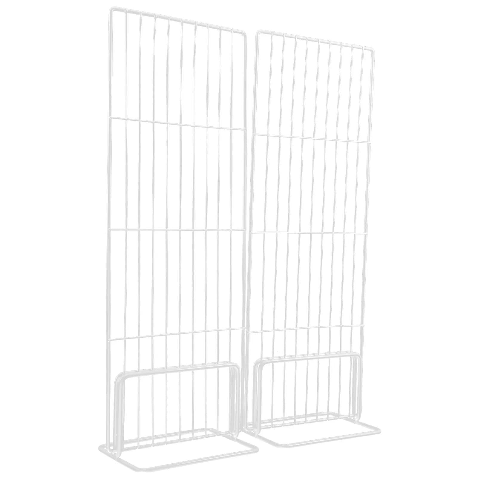 Divisorio per Ripiani Congelatore in Filo Metallico, Pannello Separatore Frigorifero, Organizzatore per Congelatore a Pozzetto, Larghezza Telescopica 32-34 cm, Ripiano a Rete