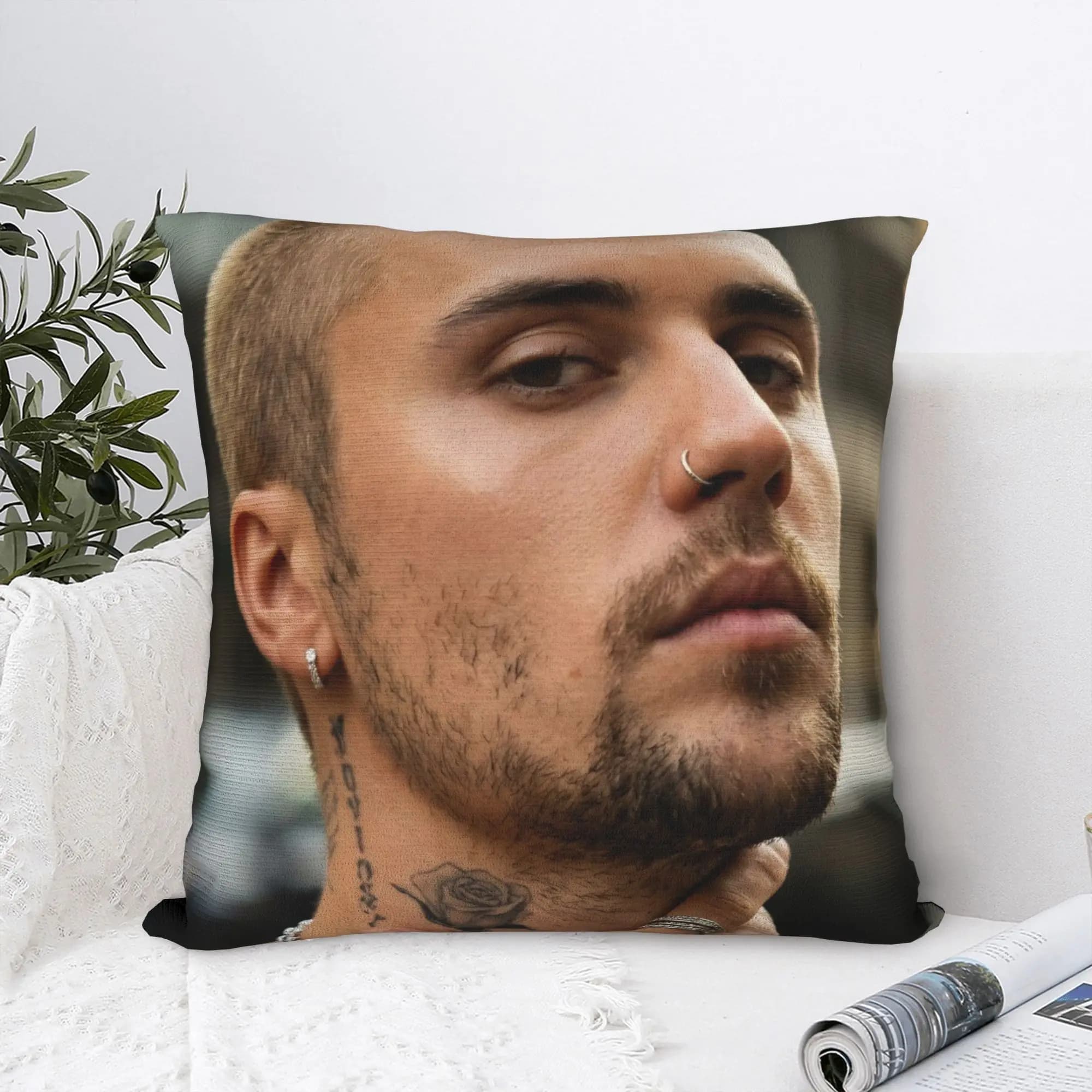 Federe Bieber 2026 Tour - Federe Divertenti e Carine per Divano, Auto, Arredamento Casa - Morbide Federe Decorative
