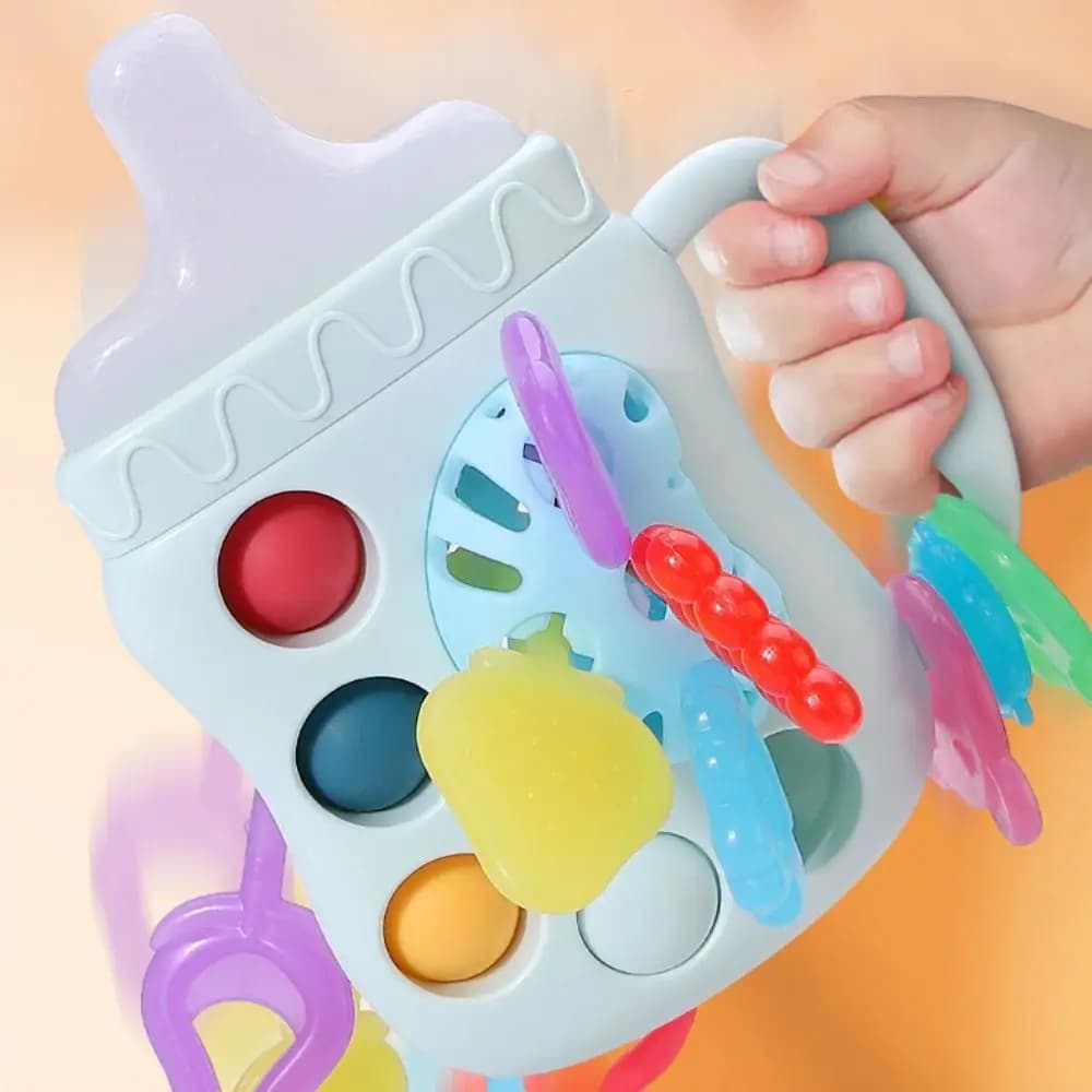 6 in1 Pull String Activity Toy Cute Adult Baby Massaggiagengive Toy Push and Pull Toys Cosplay Decorazione del partito Regalo