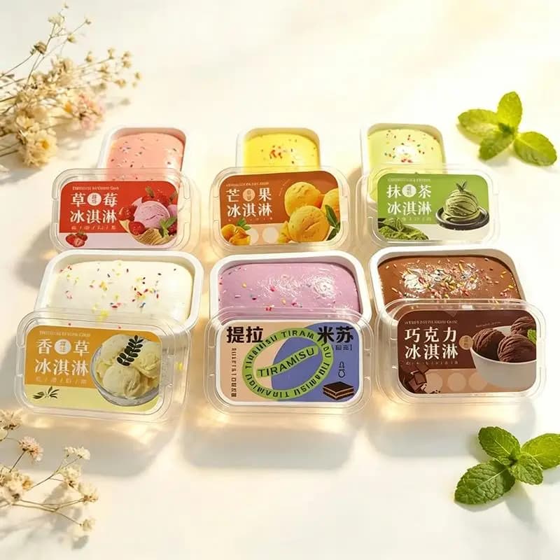 ●1Pcs Slow Rising Stress Relief Sensory Fidget Toy Simulated Ice Cream Cake Gifts For Kids Adults