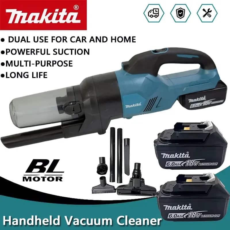 Makita Cordless Handheld Vacuum Cleaner for Home and Car Ideal for Hardwood and Carpet Floors