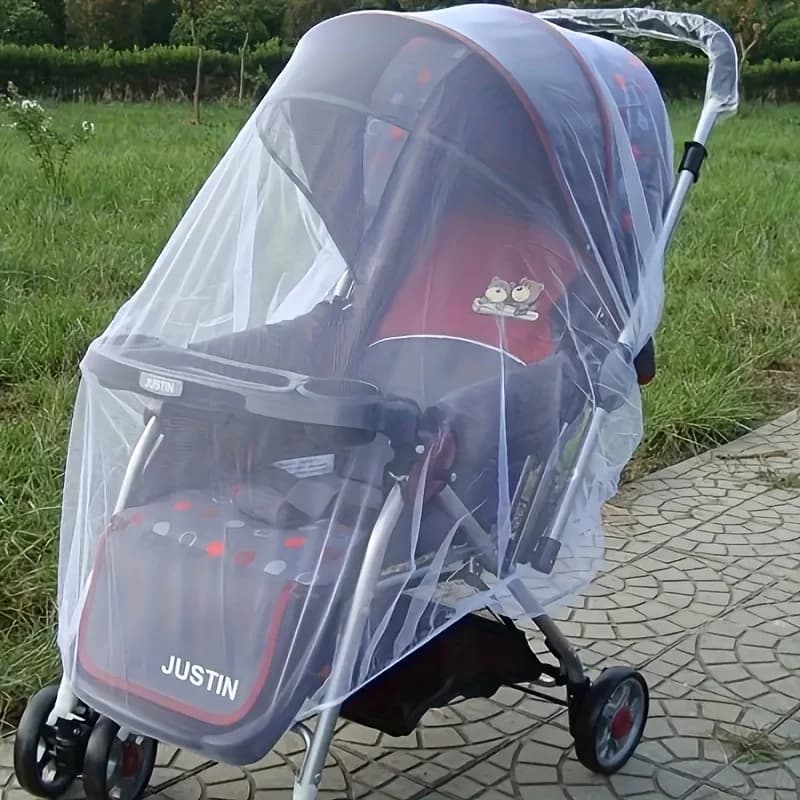 Zanzariera per passeggino, rete per insetti per passeggino, protezione di sicurezza, materiale traspirante - Accessori per passeggino