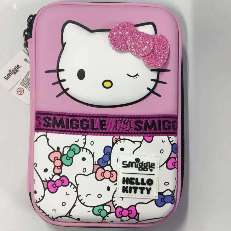 Kawaii Hello Kitty pencil case, cute cartoon multi-functional large-capacity pencil case, creative pencil bag, holiday gift
