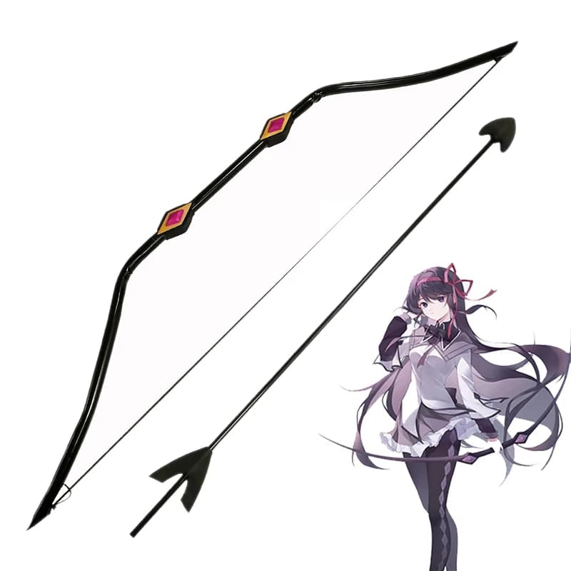Gioco Akemi Homura Arco E Freccia Cosplay Armweapons Scudo Parrucca Puella Magi Madoka Magica Anime Costumi di Halloween Puntelli