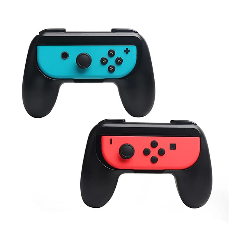 Maniglia per impugnatura per gamepad da 2 pezzi per Nin-tendo Switch Joypad Custodia per supporto con ABS per controller per impugnatura di gioco Switch JoyCon