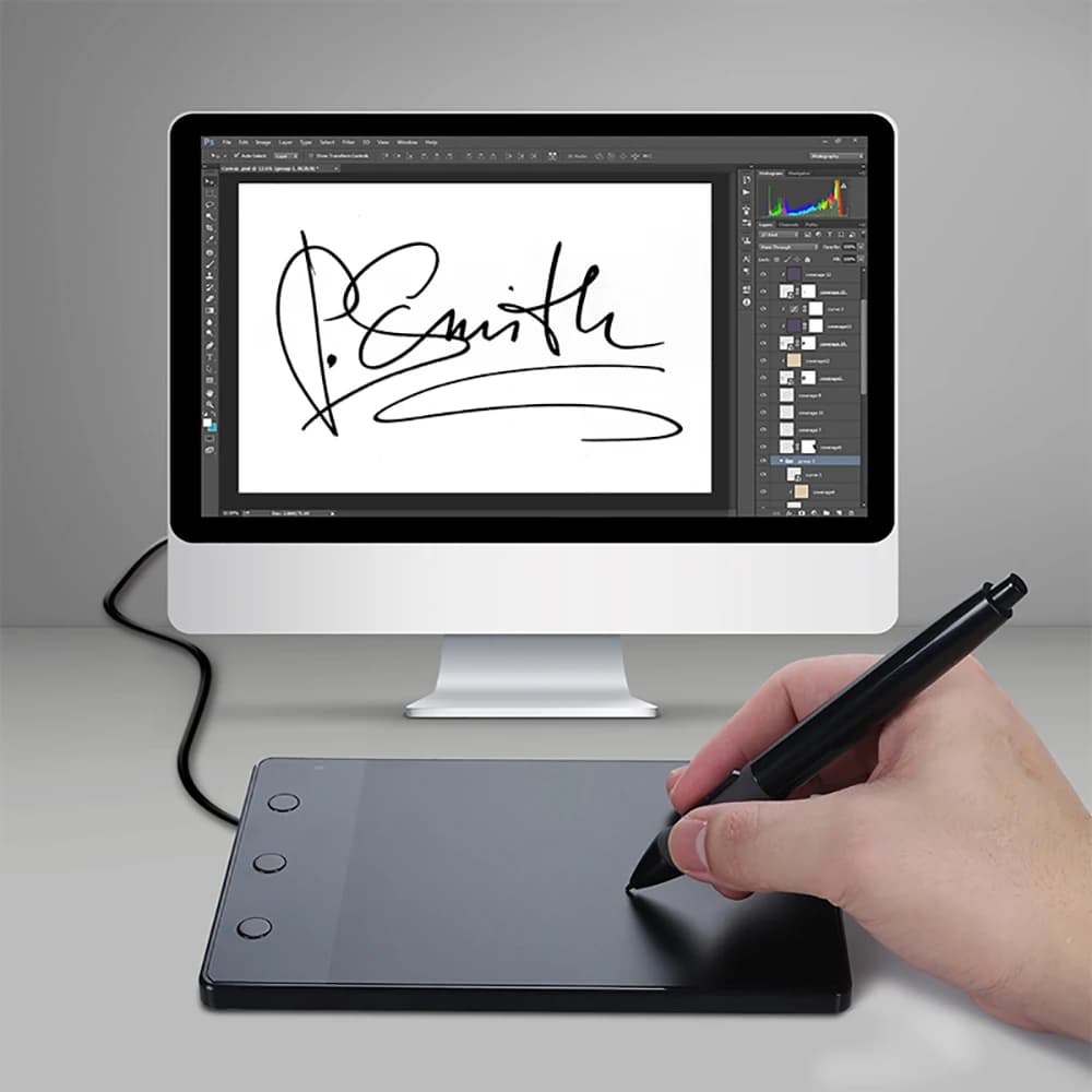 H420 Playing Games Graphic Drawing Tablet Digital Signature Pad