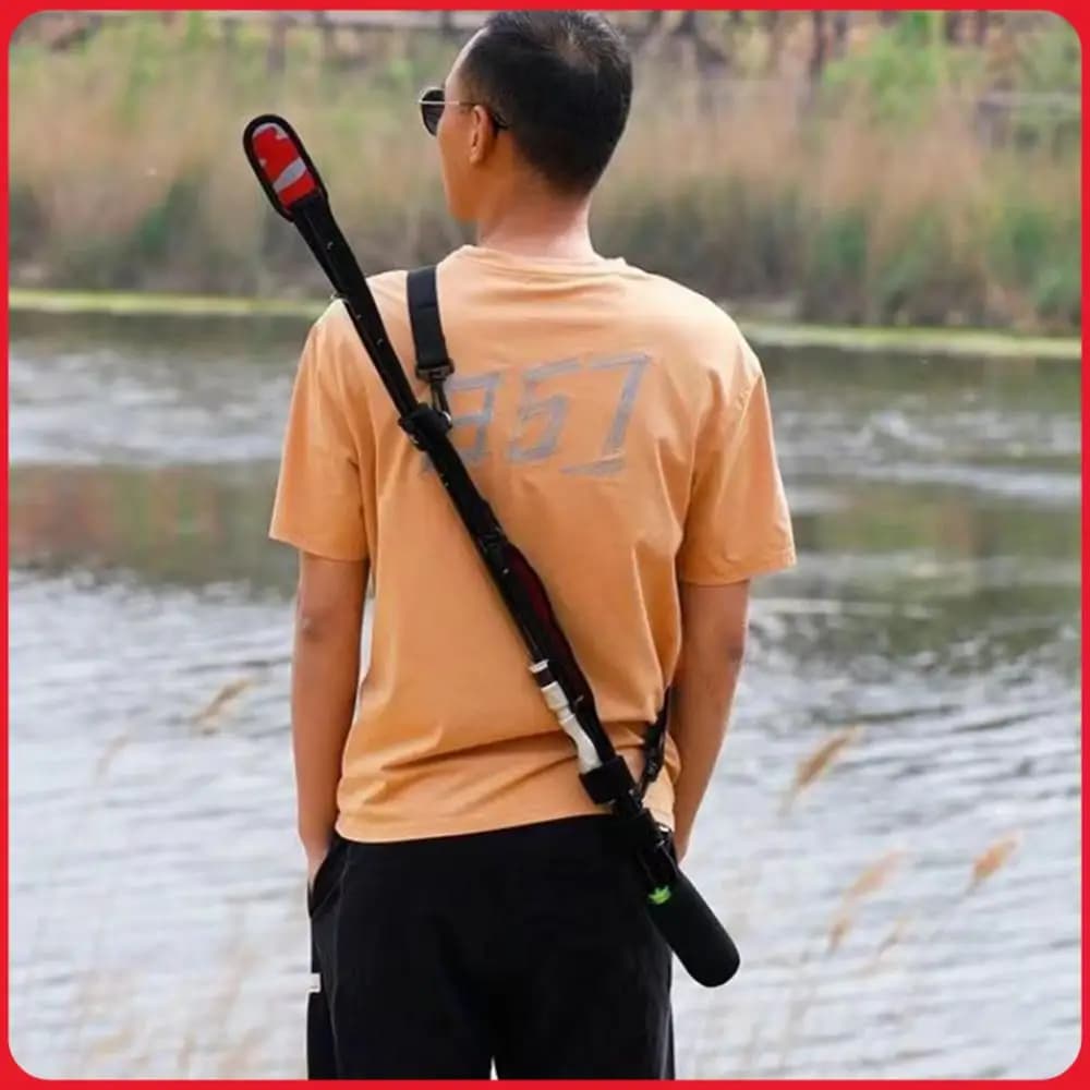 Borse Protettive per Canne da Pesca, Porta Canne Regolabile, Accessori da Pesca Portatili Resistenti all'Usura con Chiusura a Strappo