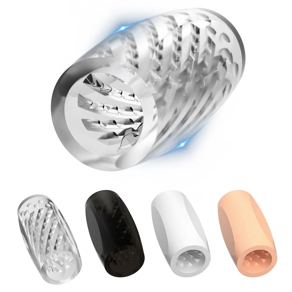 Hot Silicone Transparent Vagina Pussy Masturbation Products Men Glans Sucking Penis Pump Delayed Ejaculation Sex Toys Exerciser