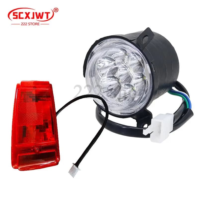 LED 3 Wire Headlight Head Light Head Lamp Fit for ATV Quad 110 125CC TaoTao ATA110D ATA110D1 ATA125D ATA135D ATA125 HW