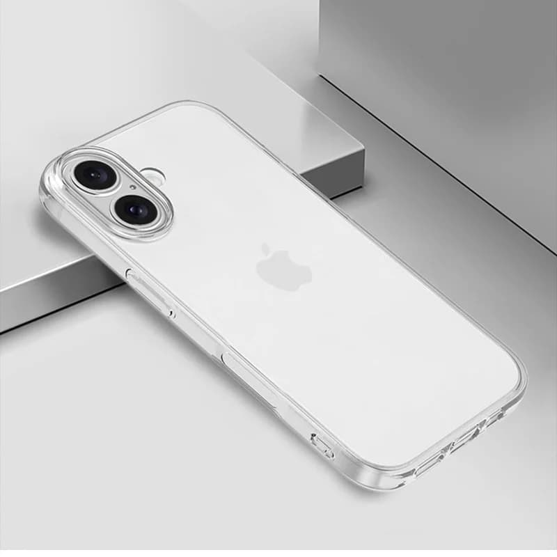 Custodia in TPU trasparente in silicone ultra sottile per Iphone 16 Pro Max 16E 16 Plus Fit Cover posteriore morbida in silicone trasparente
