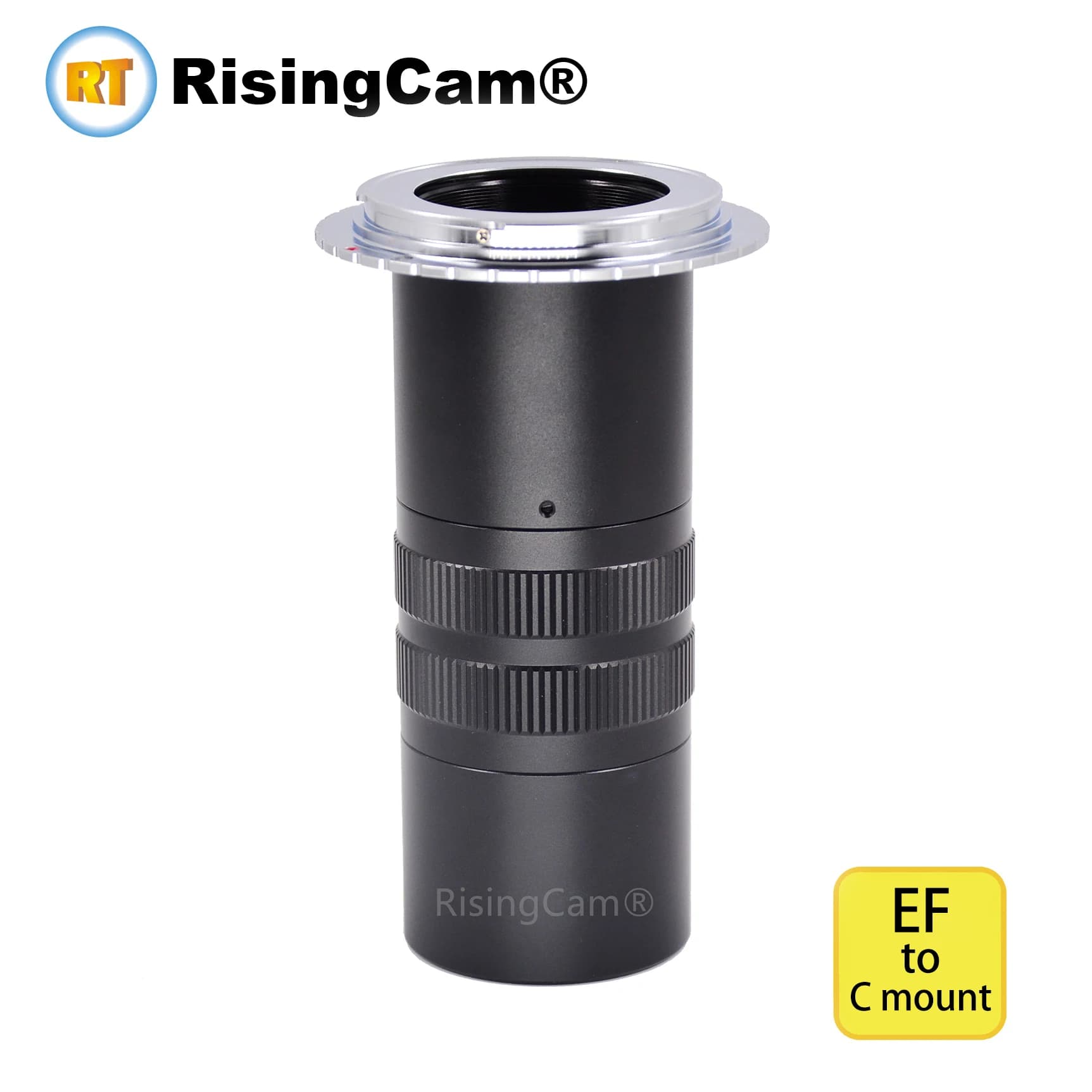 Adattatore per fotocamera per microscopio regolabile con messa a fuoco Adattatore da attacco Canon EF a attacco C compatibile per fotocamera DSLR Canon