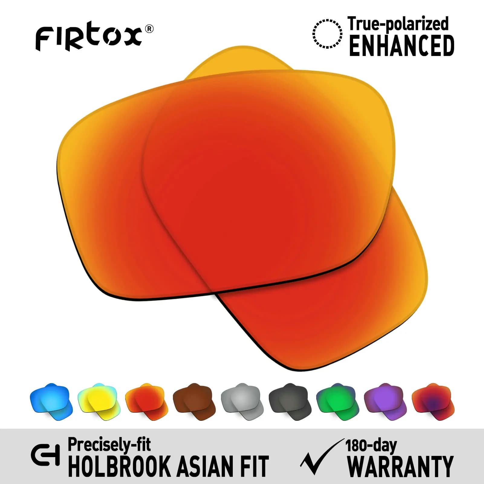 Sostituzione delle lenti polarizzate Firtox True UV400 per-Oakley Holbrook Asian Fit OO9244 occhiali da sole (solo lenti)-colori multipli