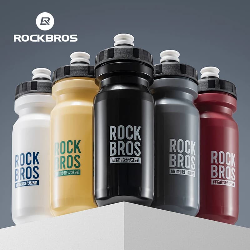 ROCKBROS Bicycle Water Bottle 600ML PP Sports Cup Cycling Kettle Outdoor Camping Hiking Squeeze Bike Cup