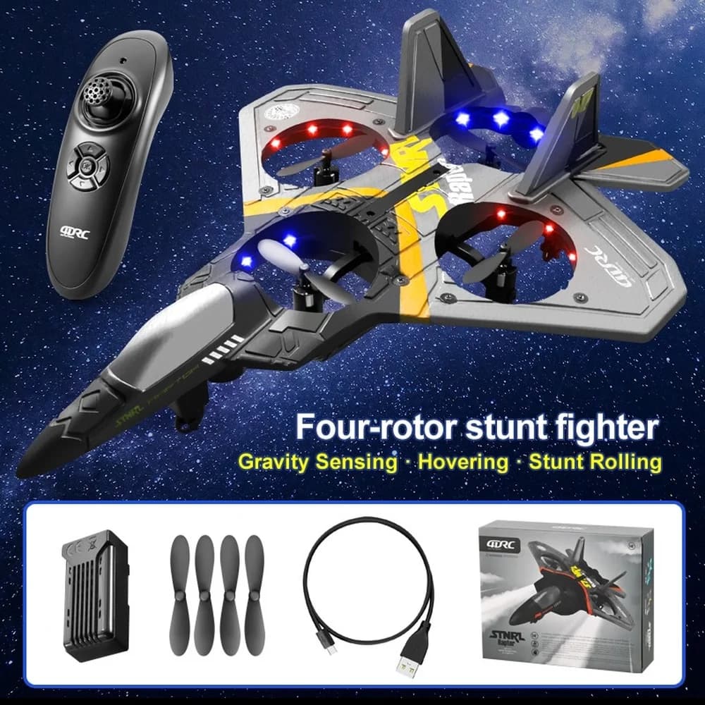 Quadricottero RC in Schiuma EPP, Elicottero Radiocomandato Antiurto, Giocattolo Volante Leggero, Regalo Festivo per Bambini