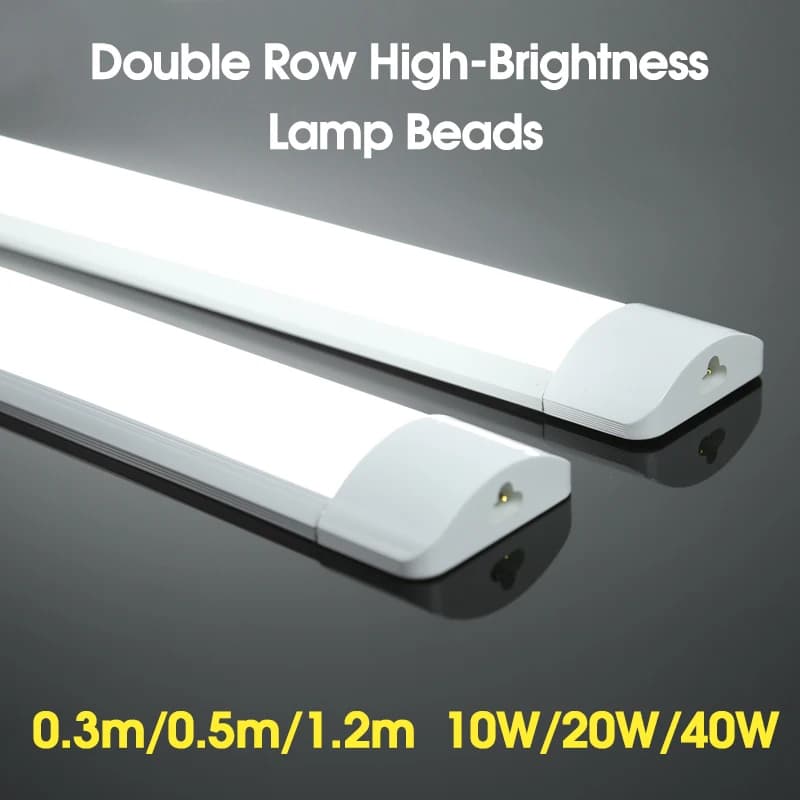 Lampade a led 10W 20W Lampada da soffitto per soggiorno Decorazione applique da parete Barra luminosa a led per l'illuminazione del garage Lampada da ufficio a risparmio energetico Lampada da cucina 220v