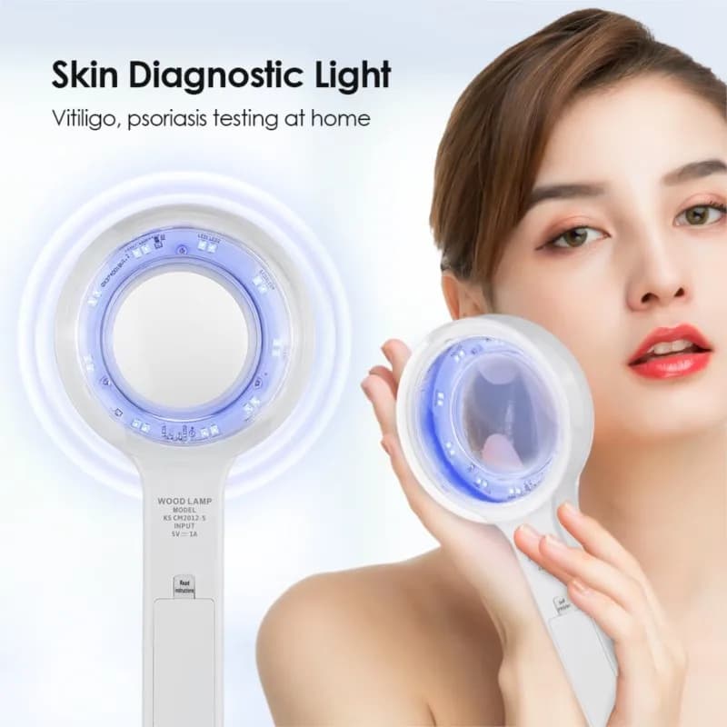 Detection Skin Care Woods Lamp Skin Analyzer For Skin UV Magnifying For Beauty Facial Testing Wood Lamp Light Skin Analysis