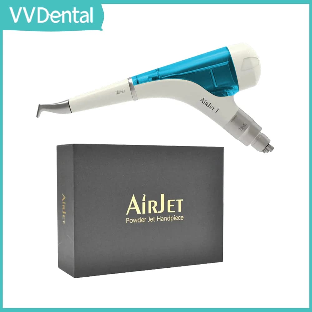 Lucidatore Dentale ad Aria 2 in 1 Supragengivale/Subgengivale, Prophy Jet per Sbiancamento Denti, Strumento di Lucidatura ad Aria Compressa