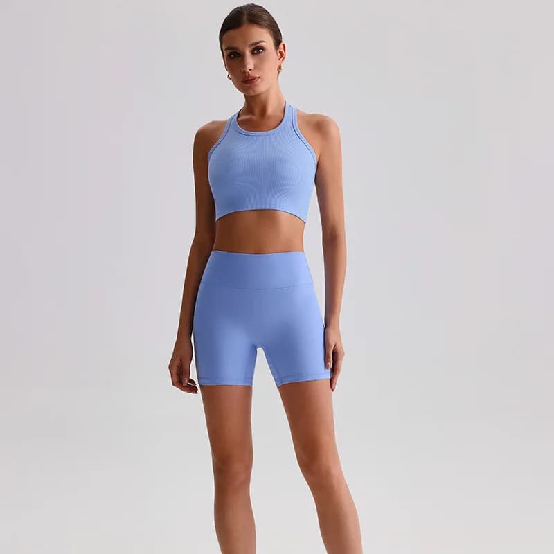 Jenny&dave Nuova Collezione Primavera/Estate Top Sportivo da Donna Senza Maniche con Lavorazione a Rilievo, Ideale per Pilates e Yoga