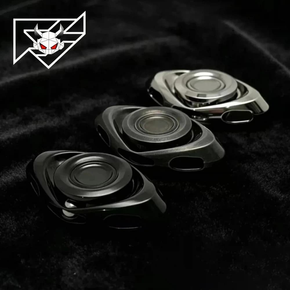 WUYONGLIANGPING EDC Pupil Fidget Spinner, Giocattoli Antistress per Adulti, Fidget Spinner a Due Pale, Gadget per Alleviare l'Ansia