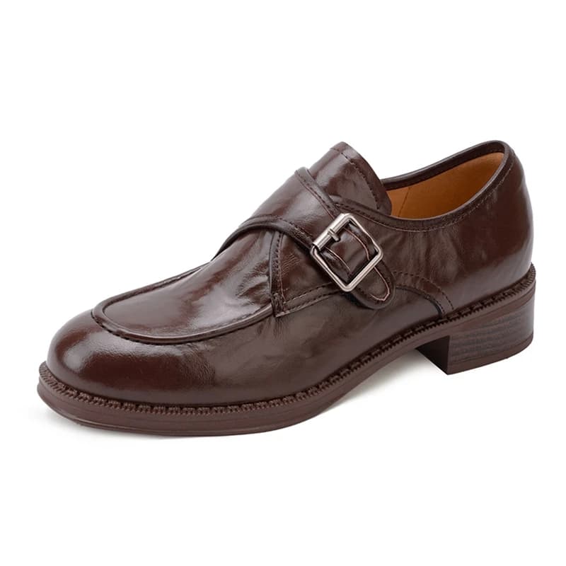 AIYUQI 2026 Women's Moccasins Closing Anti-slip Slip-on Women's Shoes Spring and Autumn British Leather Style