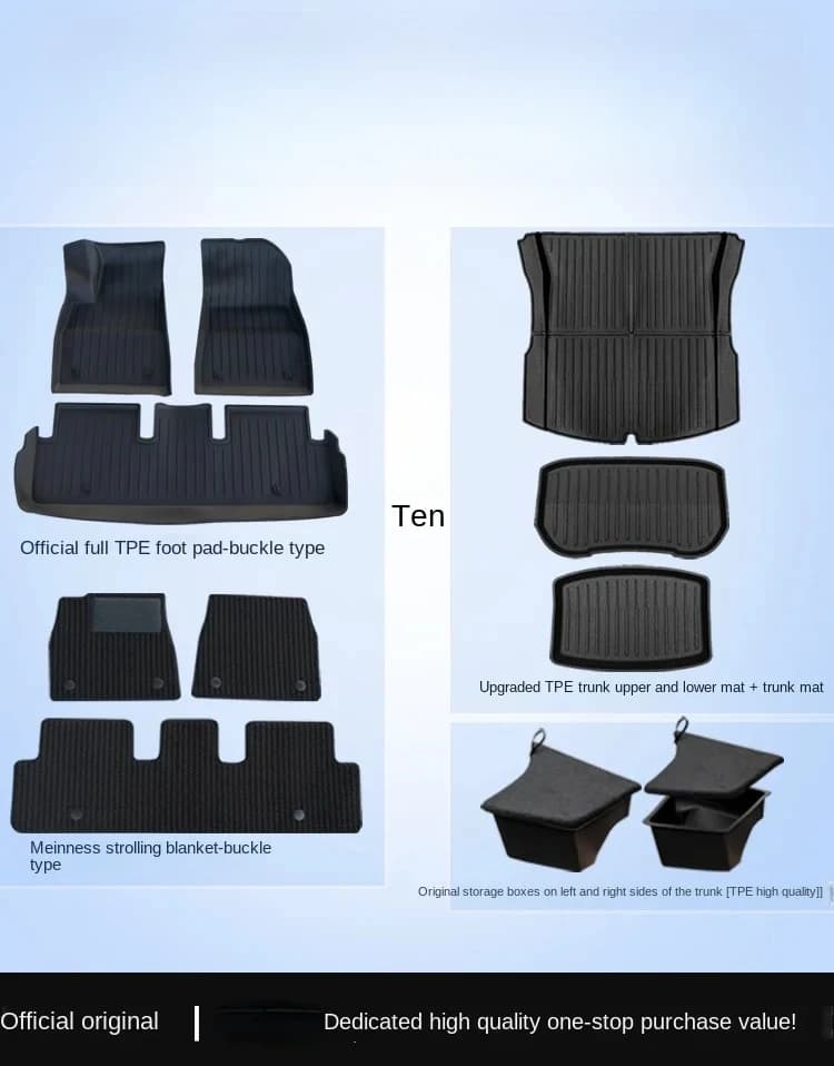 Nuova Versione Tappetino Auto Completamente Avvolgente in TPE Accessori per Modifiche Auto