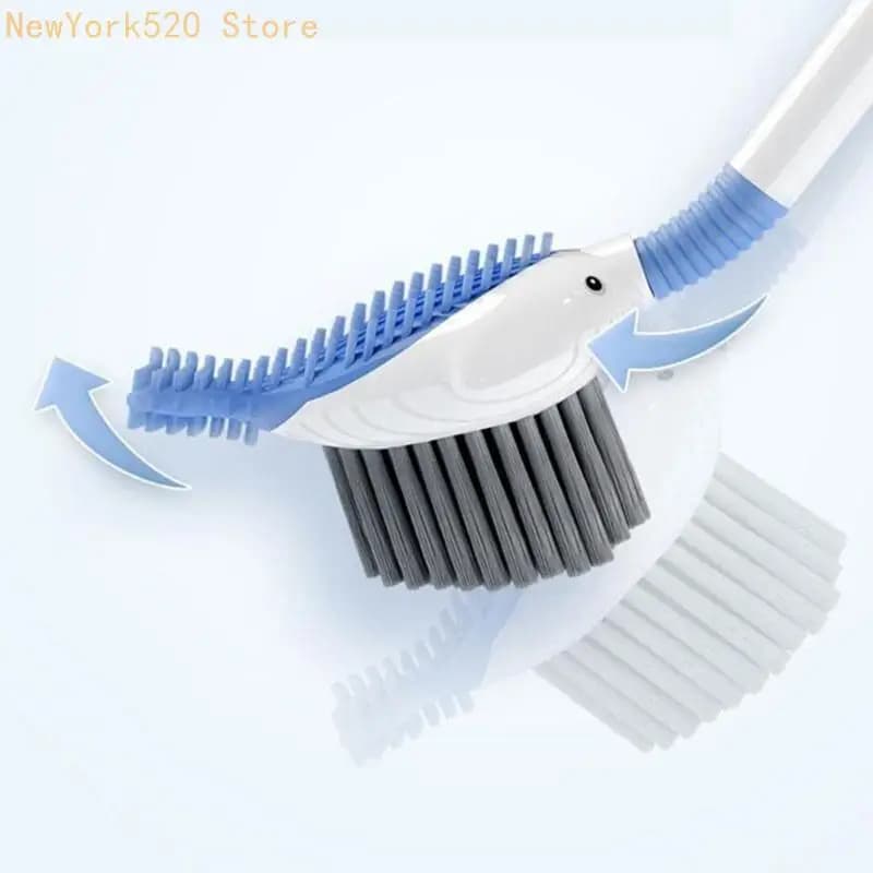 Long Handle Toilet Bowl Brush Whales Toilet Cleaning Brush With Holder N84C