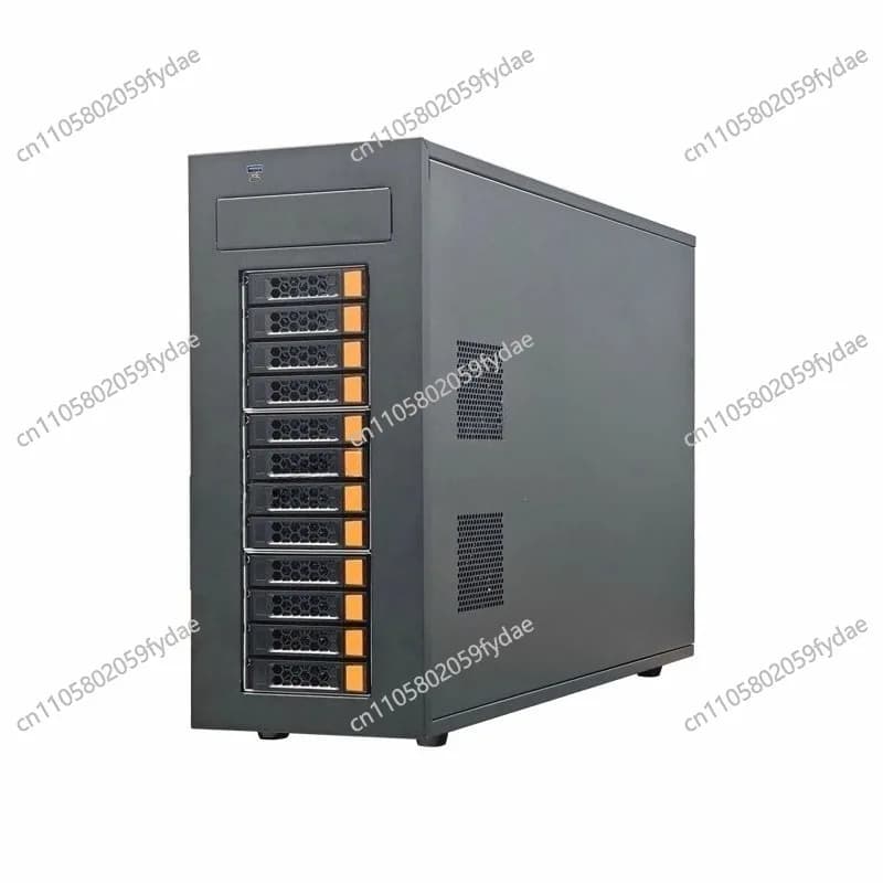 Chassis per server Hot Swap a 12 alloggiamenti, supporto custodia NAS per scheda madre ATX per dati di rete Controllo PC industriale