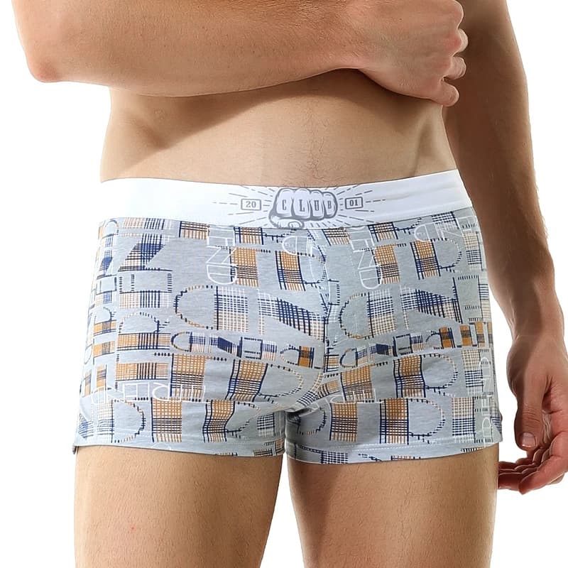 Intimo da uomo, boxer in puro cotone, pantaloni quattro angoli traspiranti e larghi, pantaloncini Arlo trendy e personalizzati, plus s