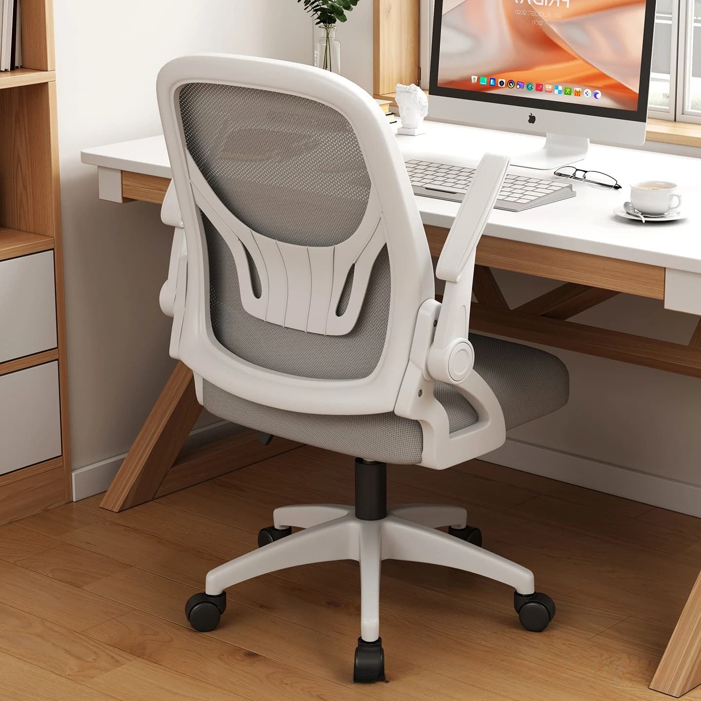 Sedia da Ufficio Ergonomica Comoda Sedia da Gaming per Computer Sedia da Studio con Schienale Alto per Casa Ufficio Dormitorio
