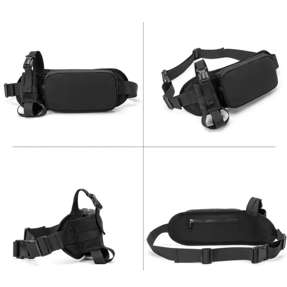 Phone Pouch Elastic Running Belt Nylon with Water Bottle Sports Bag Adjustable Running Storage Waist Sports Activities