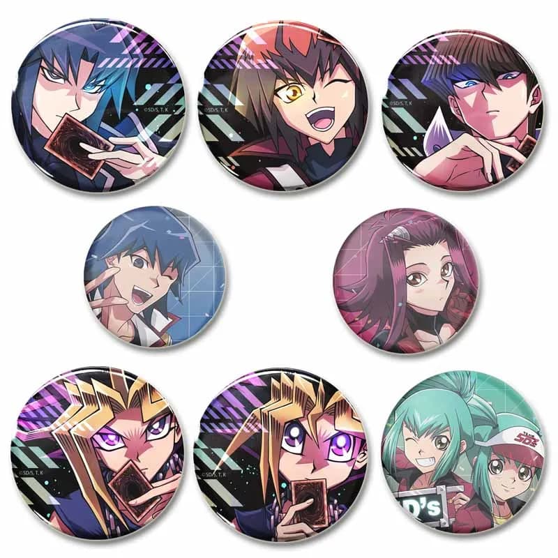 Anime Yu-Gi-Oh! Duel Monsters Spilla Spille Accessori per gioielli di moda Distintivo cosplay di cartoni animati per vestiti Decorazione zaino Regalo