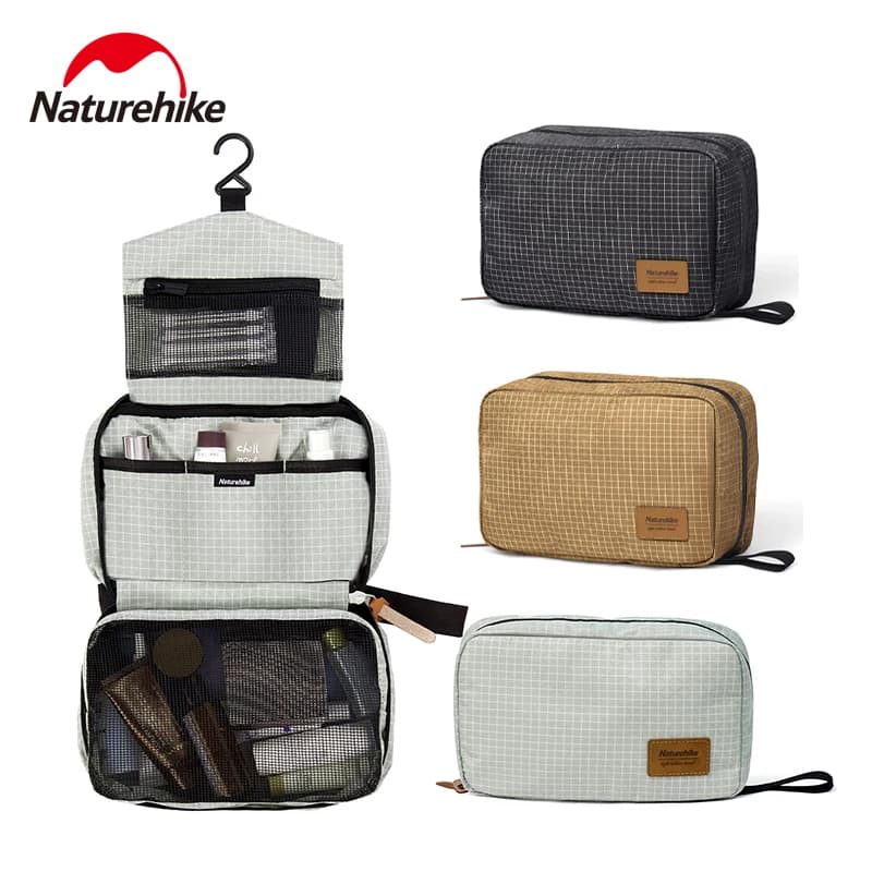 Borsa da toilette Naturehike, organizer appendibile, borsa da viaggio portatile, borsa per cosmetici da donna, borsa impermeabile per organizzare gli oggetti