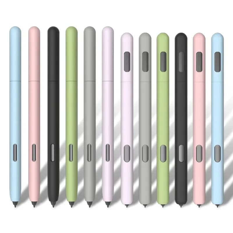 Custodia in silicone per tablet Touch Stylus Pen Cover tinta unita per Samsung Galaxy Tab S6 Lite S Pen S7 FE S8 Ultra S9 Plus