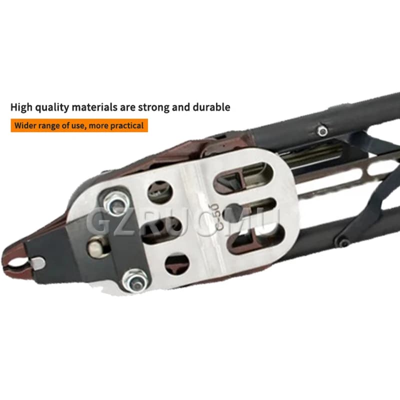 Pinza manuale per anelli di maiale C50 – Cucitrice portatile ad anello a C per il fissaggio di gabioni, pistola sparachiodi professionale per collegamento recinto in rete di ferro