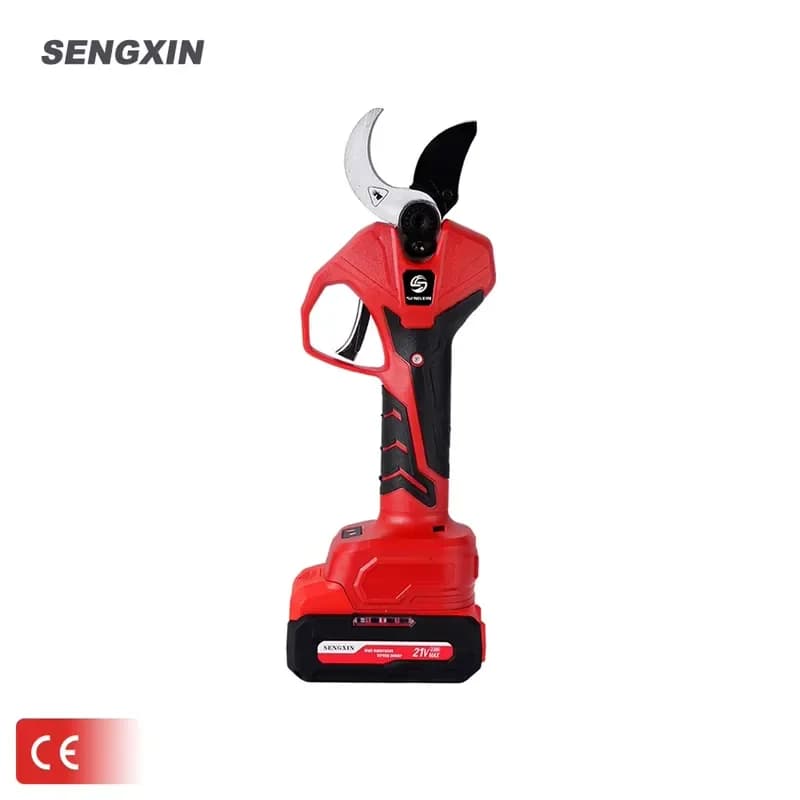 SENGXIN Portable Battery Electric Pruning Shears Wood Electric Scissors Kit for Garden Fruit Tree Pruner for Easy Use