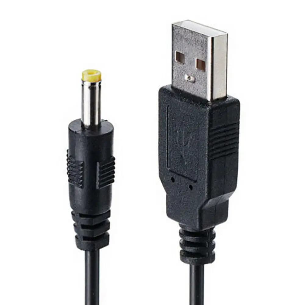 USB charging cable 80 cm 5 V 1A USB charging cable to DC charging cable for PSP 1000 2000 3000 4.0x1.7mm Plug Accessories