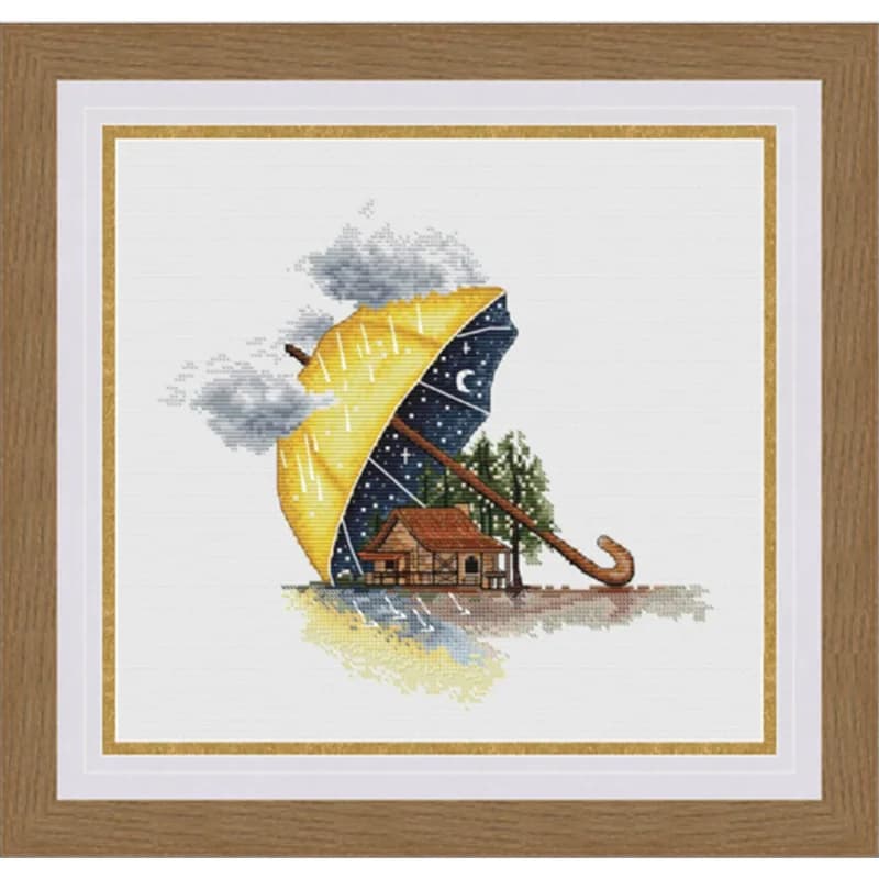 ZZ2267 per Kit di ricamo Set di pittura a punto croce non stampato Kit di punti croce Set di ricami a punto croce Kit di punti croce